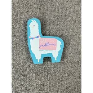 Decorative Wooden Llama Room Table Decor